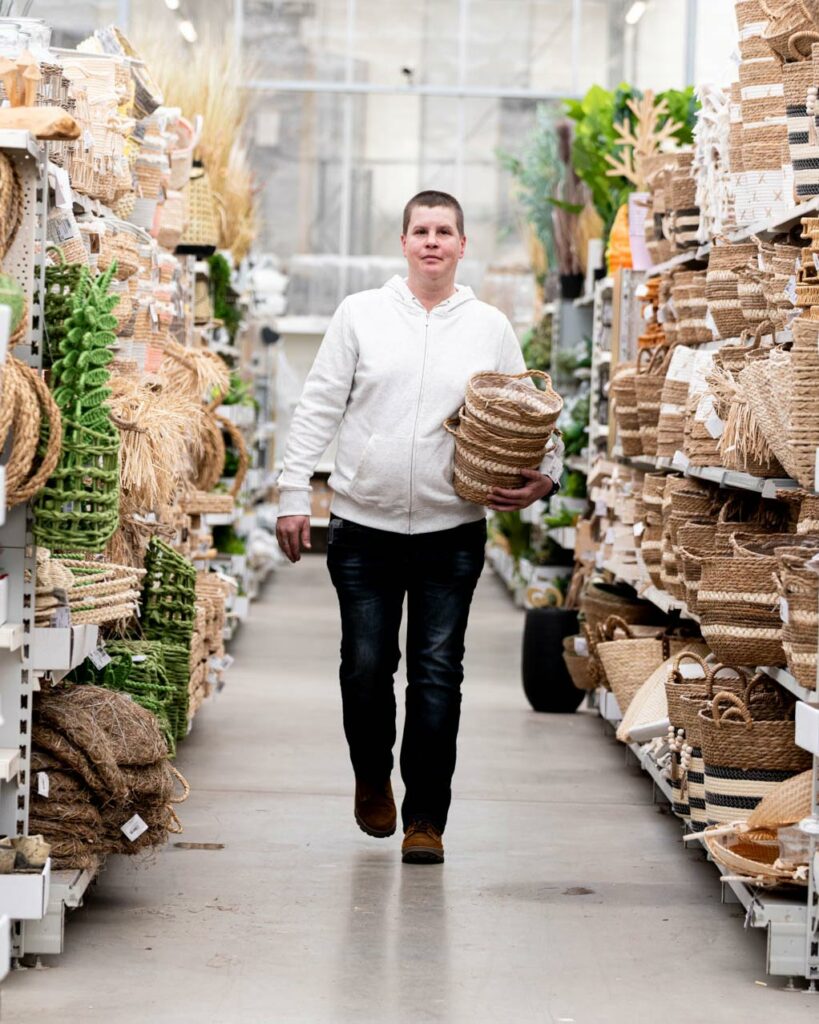 Dekoration in der Salzachblume