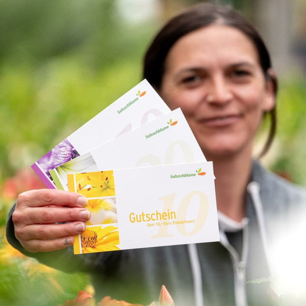 Blumengutscheine schenken